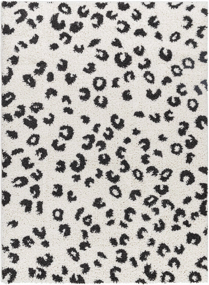 Zhen Black Spots Leopard Rug - Clearance