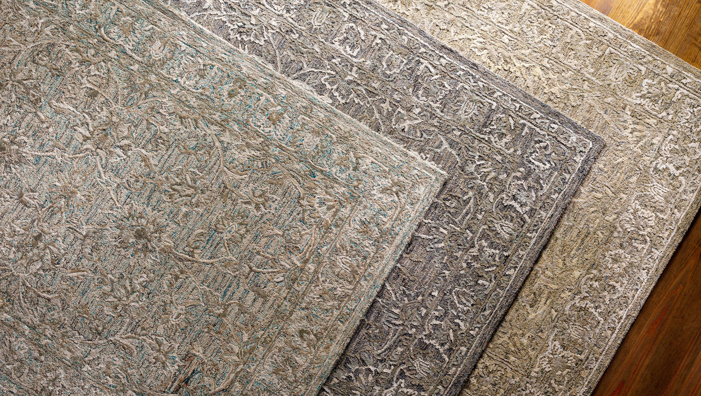 Eriline Wool & Faux Silk Rug