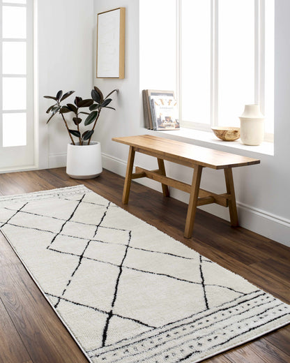 Keone Black & White Area Rug