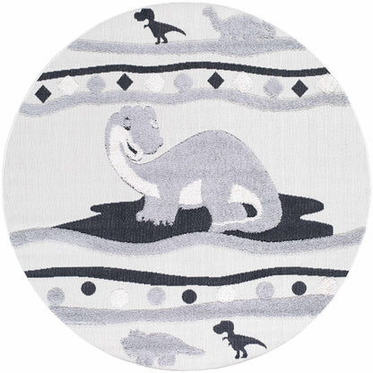 Kids Dinosaur Animal Print Nursery Area Rug - Clearance
