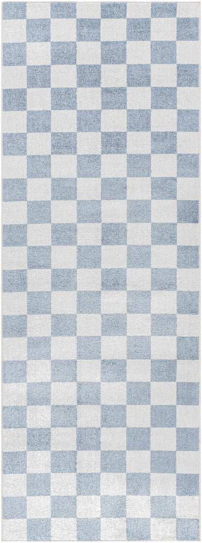 Brone Checkered Washable Area Rug