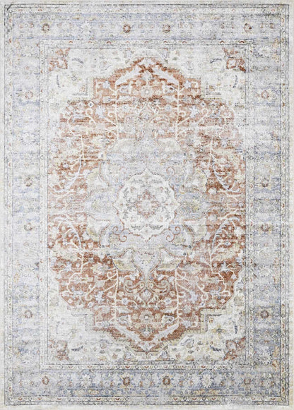 Emke Flat Pile Washable Rug