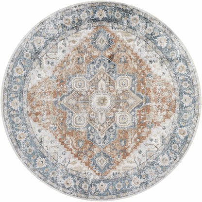 Ezri Rust Washable Area Rug