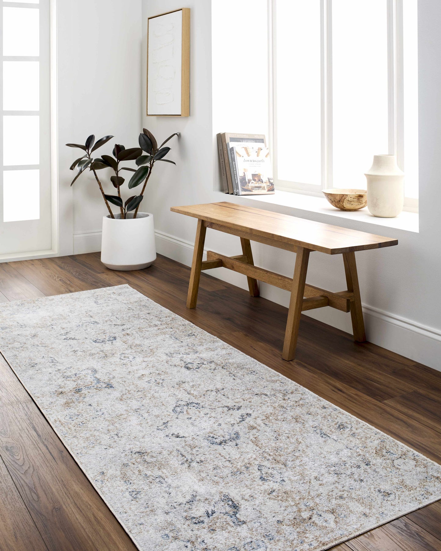 Dobry Flat Pile Washable Rug