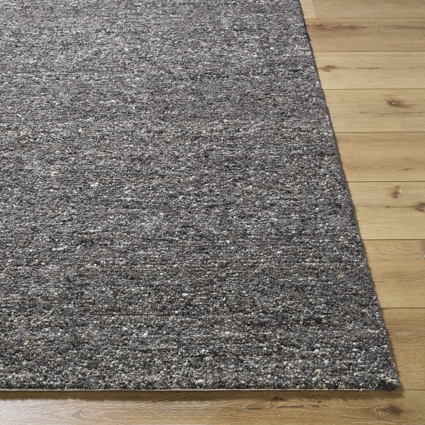 Sevan Black Wool Area Rug