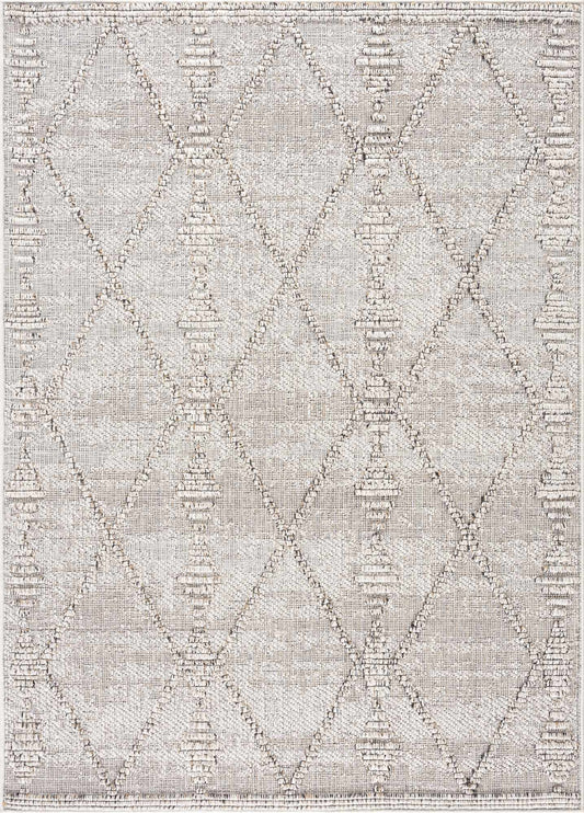 Nyla Bone Indoor & Outdoor Rug - 2x3 Clearance