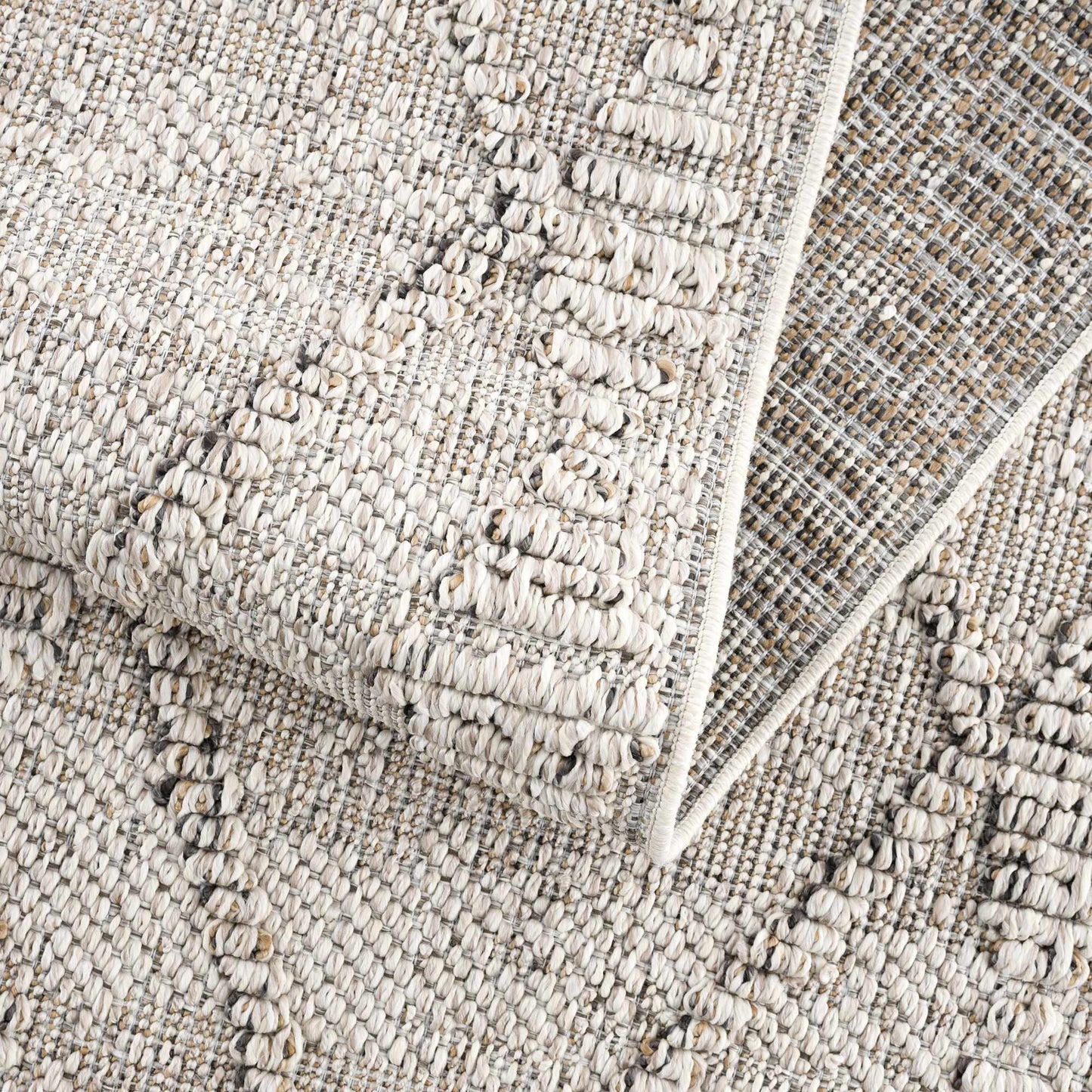 Nyla Bone Indoor & Outdoor Rug - 2x3 Clearance