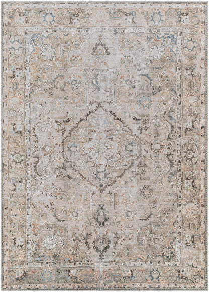 Standon Vintage Flat Pile Washable Rug