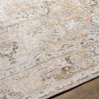 Standon Vintage Flat Pile Washable Rug