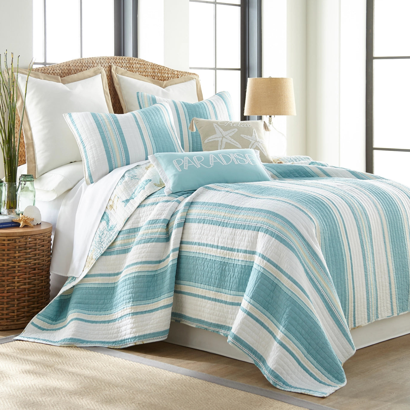 San Sebastian Relax Pillow with Tassels - Quahog Bay Bedding
