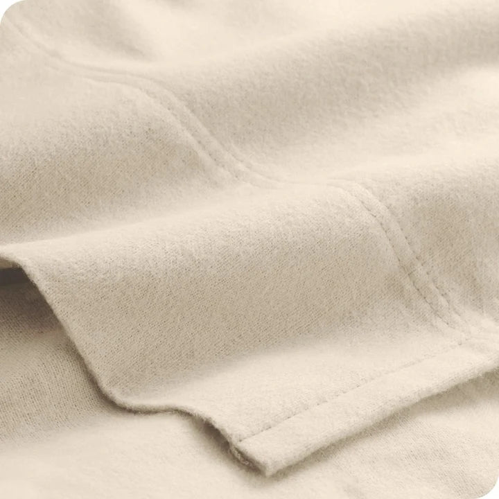 CinchFit American Made No Tear Split Top King Cotton Flannel Cord Elastic Sheets