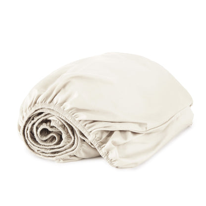 500TC Sateen Fitted Sheet - 100% Organic Cotton