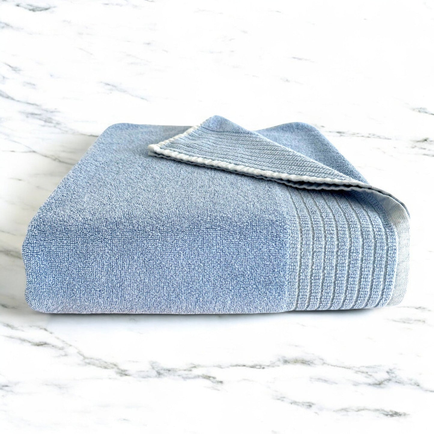 Luxury Bamboo Spa Bath Towel – Ocean - Coastal Bath Towels