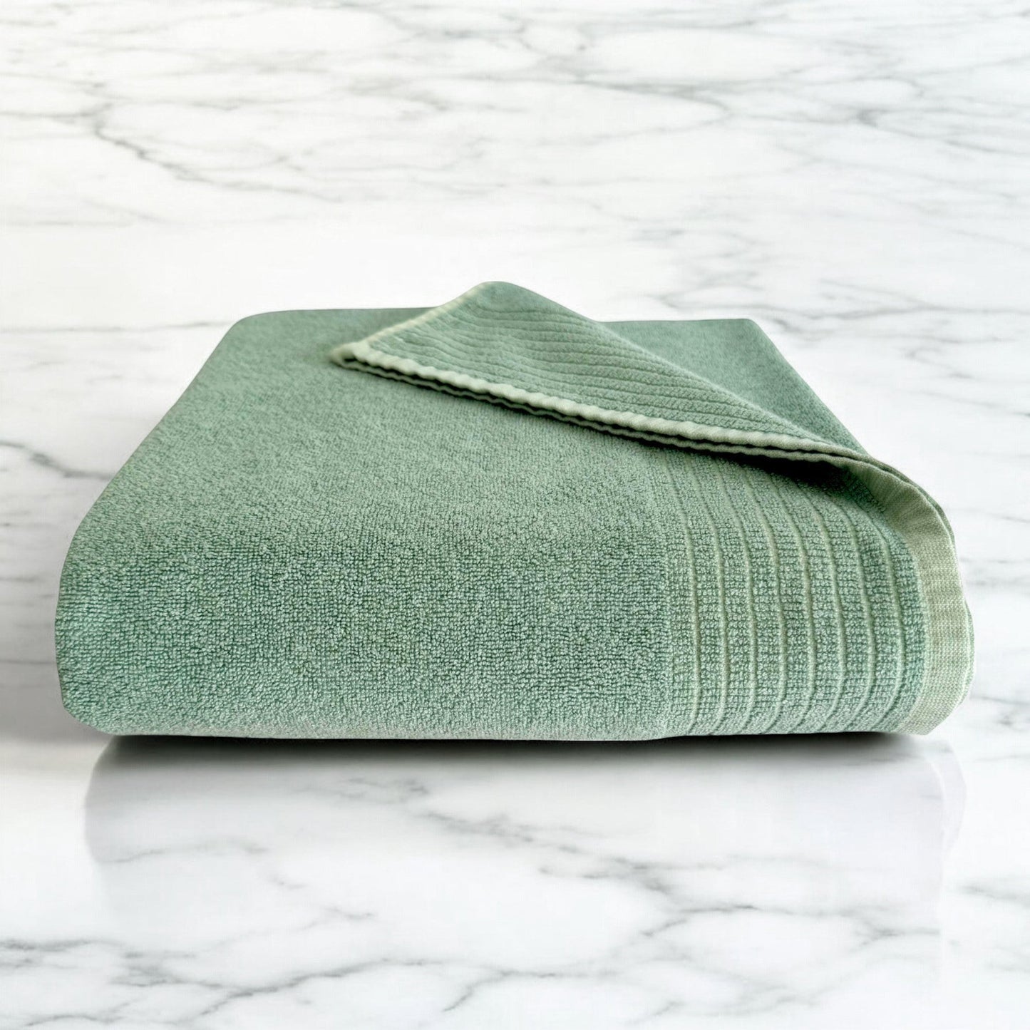 Bamboo Spa Bath Towel – Seaglass - Coastal Bath Towels
