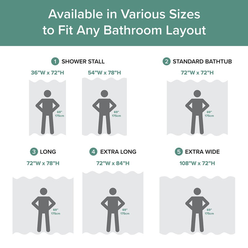 Madison Park - Spa Waffle Shower Curtain - Aqua