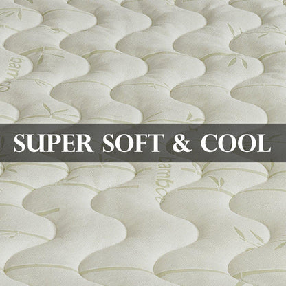 Split Top King Bamboo Jacquard Mattress Pad