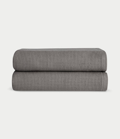 Luxury Bamboo Blend Bath Towels - Waffle Weave