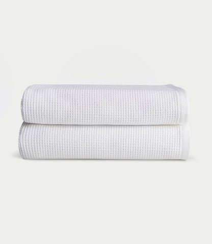 Luxury Bamboo Blend Bath Towels - Waffle Weave
