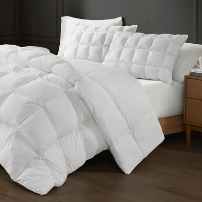 Madison Park Stay Puffed Overfilled Down Alternative Comforter - White