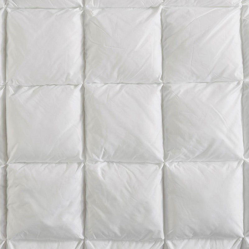 Madison Park Stay Puffed Overfilled Down Alternative Comforter - White