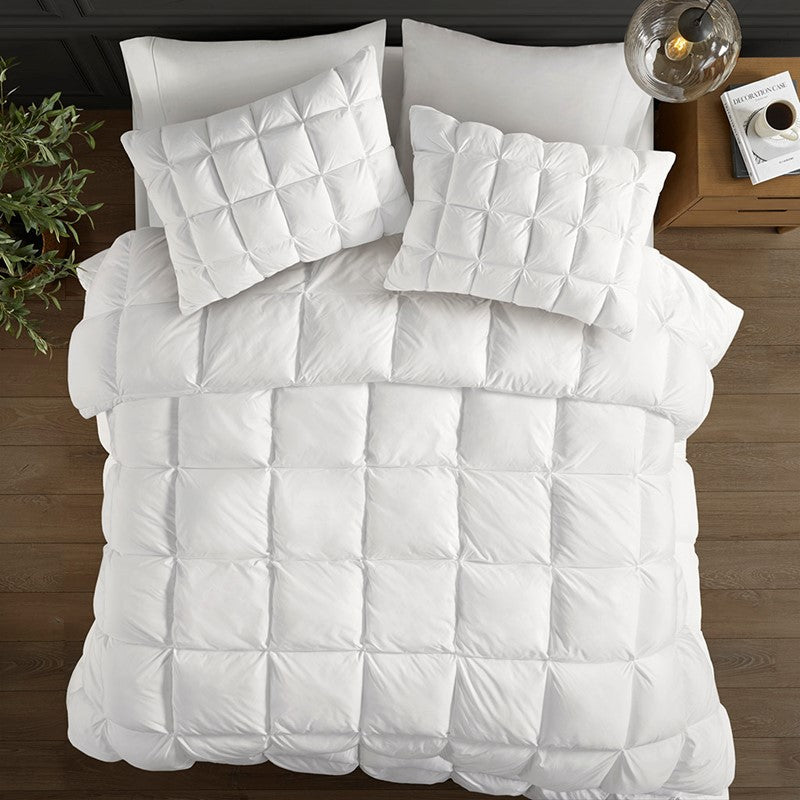 Madison Park Stay Puffed Overfilled Down Alternative Comforter - White