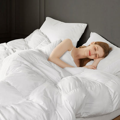 Madison Park Stay Puffed Overfilled Down Alternative Comforter - White