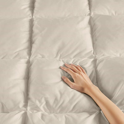 Madison Park Stay Puffed Overfilled Down Alternative Comforter - Tan