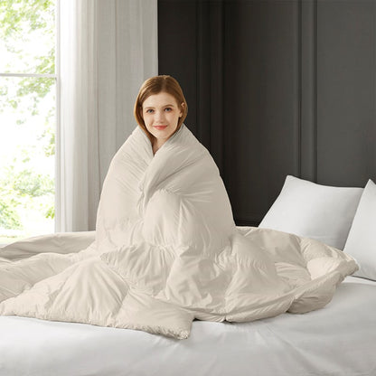 Madison Park Stay Puffed Overfilled Down Alternative Comforter - Tan