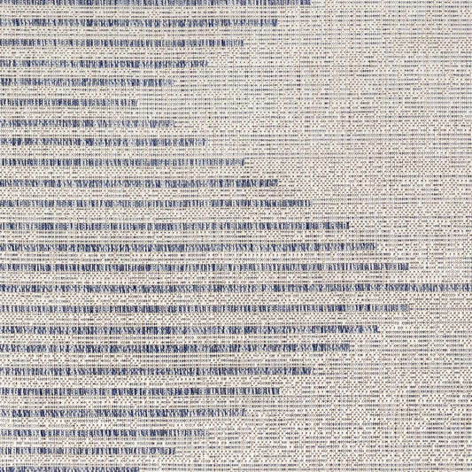 Stephan Gray & Blue Outdoor Rug - Quahog Bay Bedding