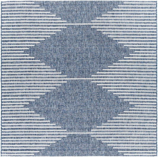 Stephan Navy Outdoor Rug - Quahog Bay Bedding