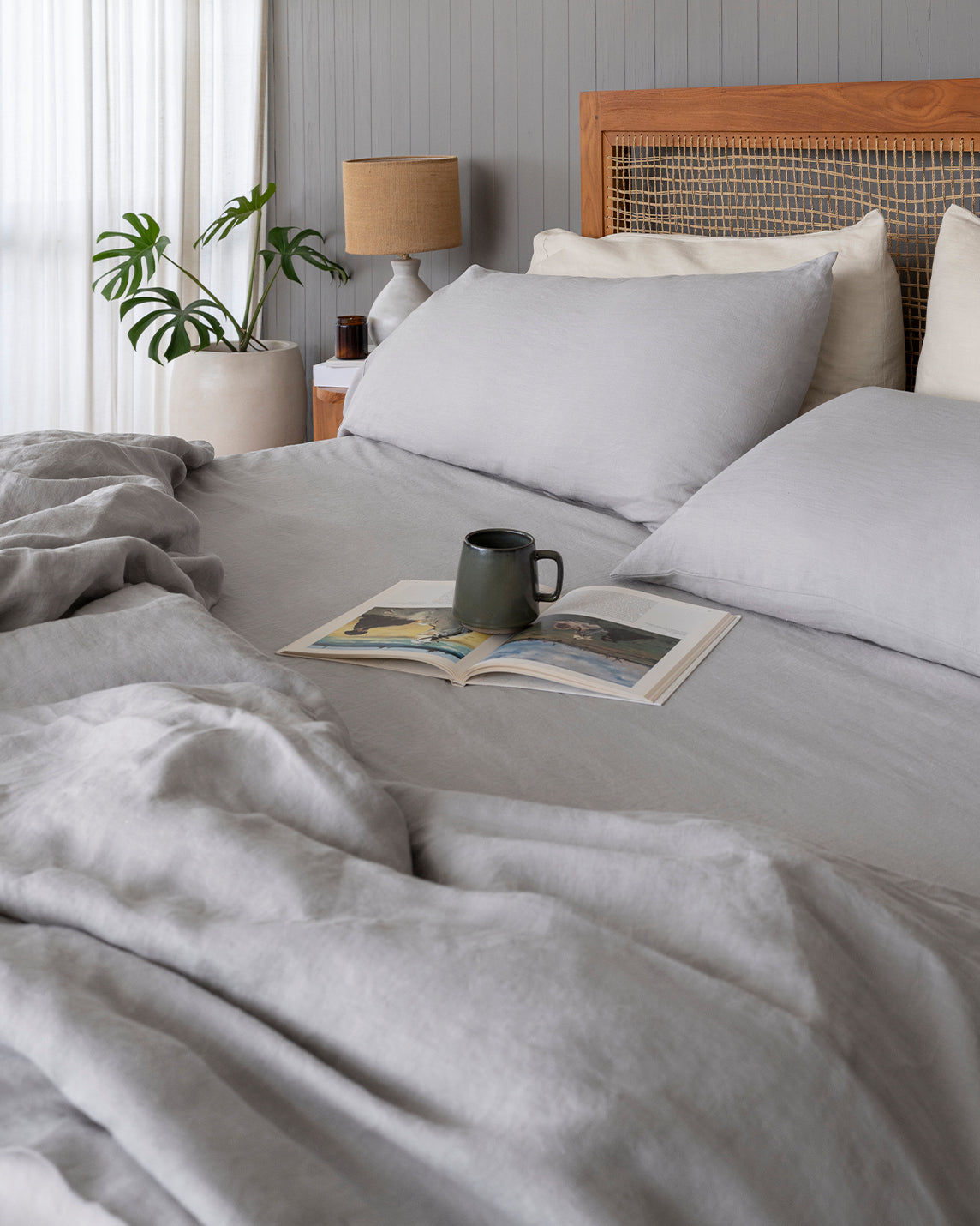Stonewashed Linen Duvet Cover - Quahog Bay Bedding