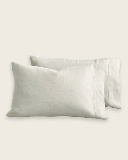 Stonewashed Linen Pillowcases - Quahog Bay Bedding