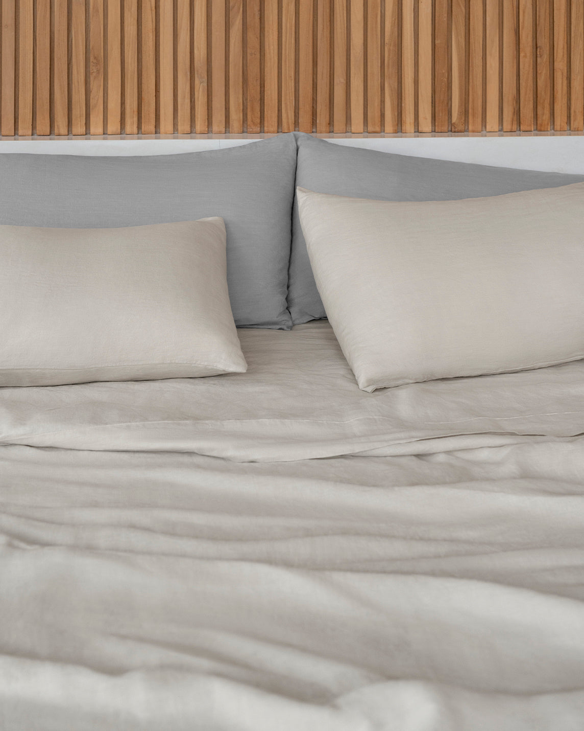 Stonewashed Linen Pillowcases - Quahog Bay Bedding