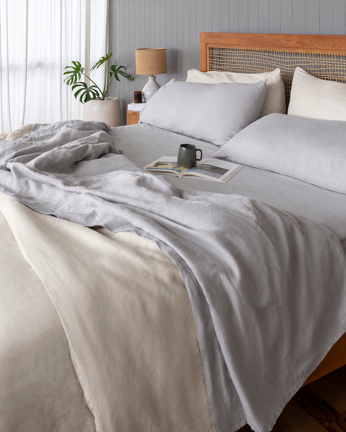 Stonewashed Linen Pillowcases - Quahog Bay Bedding