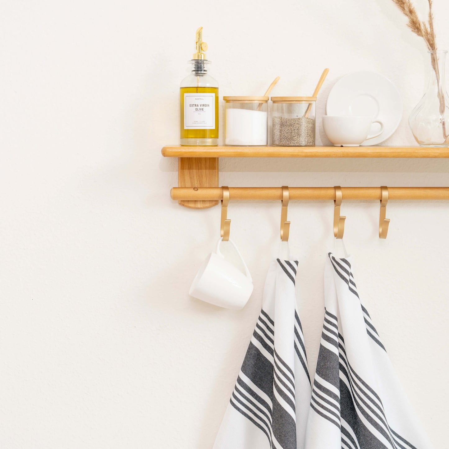 Striped Kitchen Towels - Quahog Bay Bedding