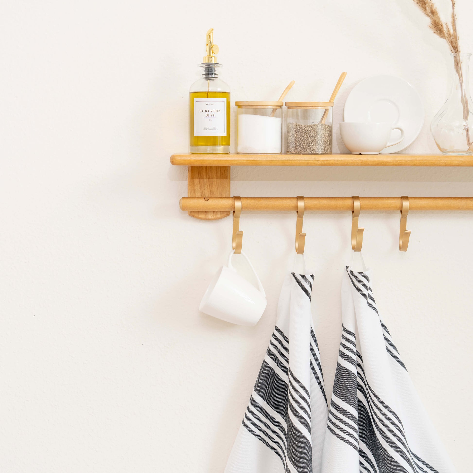 Striped Kitchen Towels - Quahog Bay Bedding