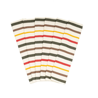 Striped Kitchen Towels - Quahog Bay Bedding