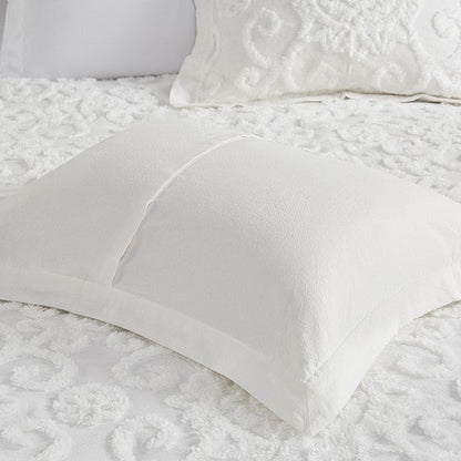 Suzanna 3PC Cotton Boho Medallion Comforter Set - Ivory - Quahog Bay Bedding
