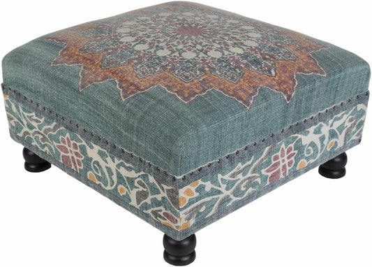 Swinton Bohemian Ottoman Pouf - Quahog Bay Bedding