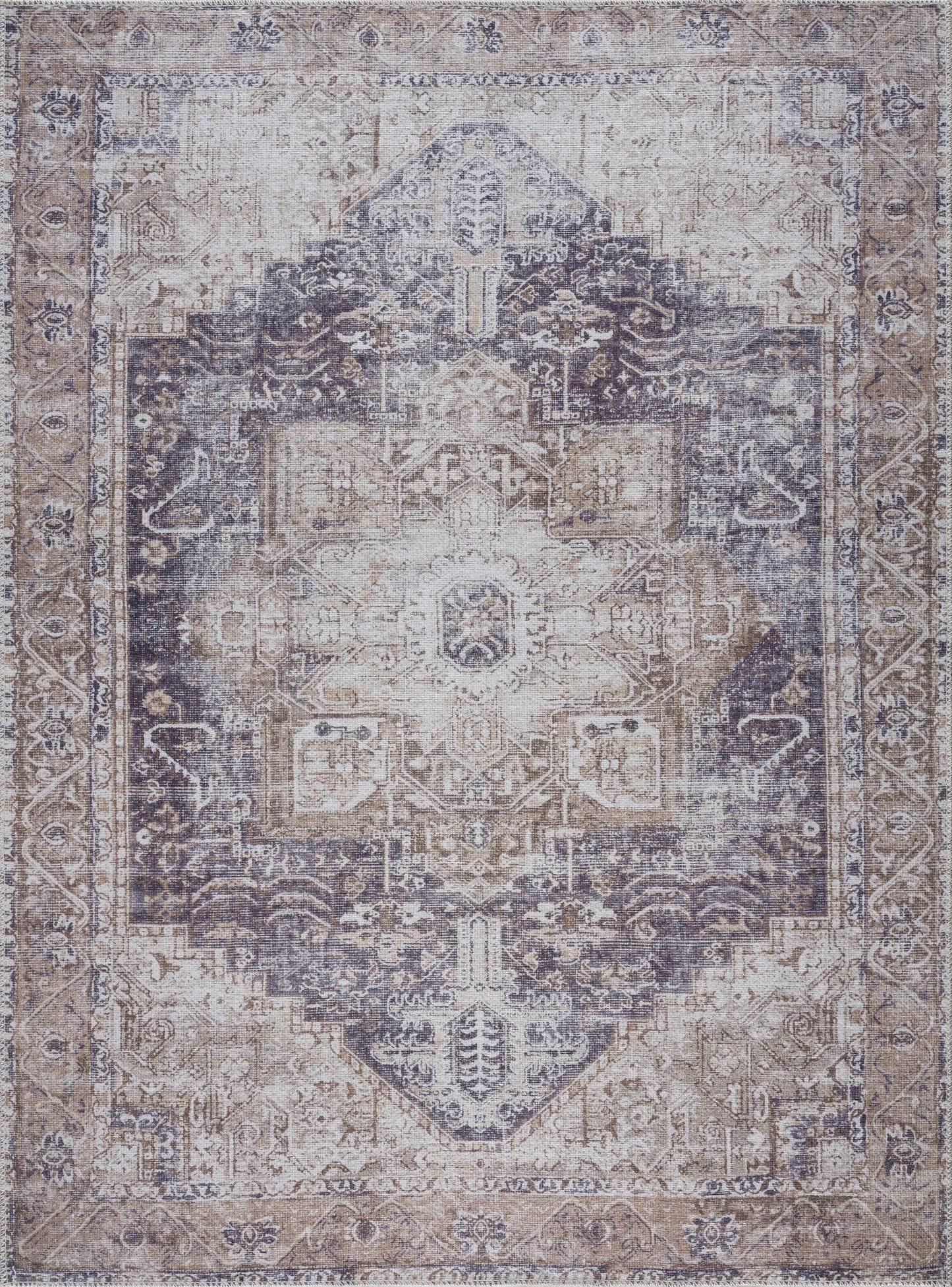 Beige Rosman Washable Rug - Limited Edition