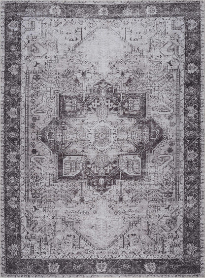 Rosman Black Washable Rug - Limited Edition