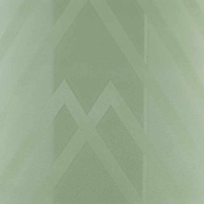 Flynn Green Chevron Glass Decorative Accent