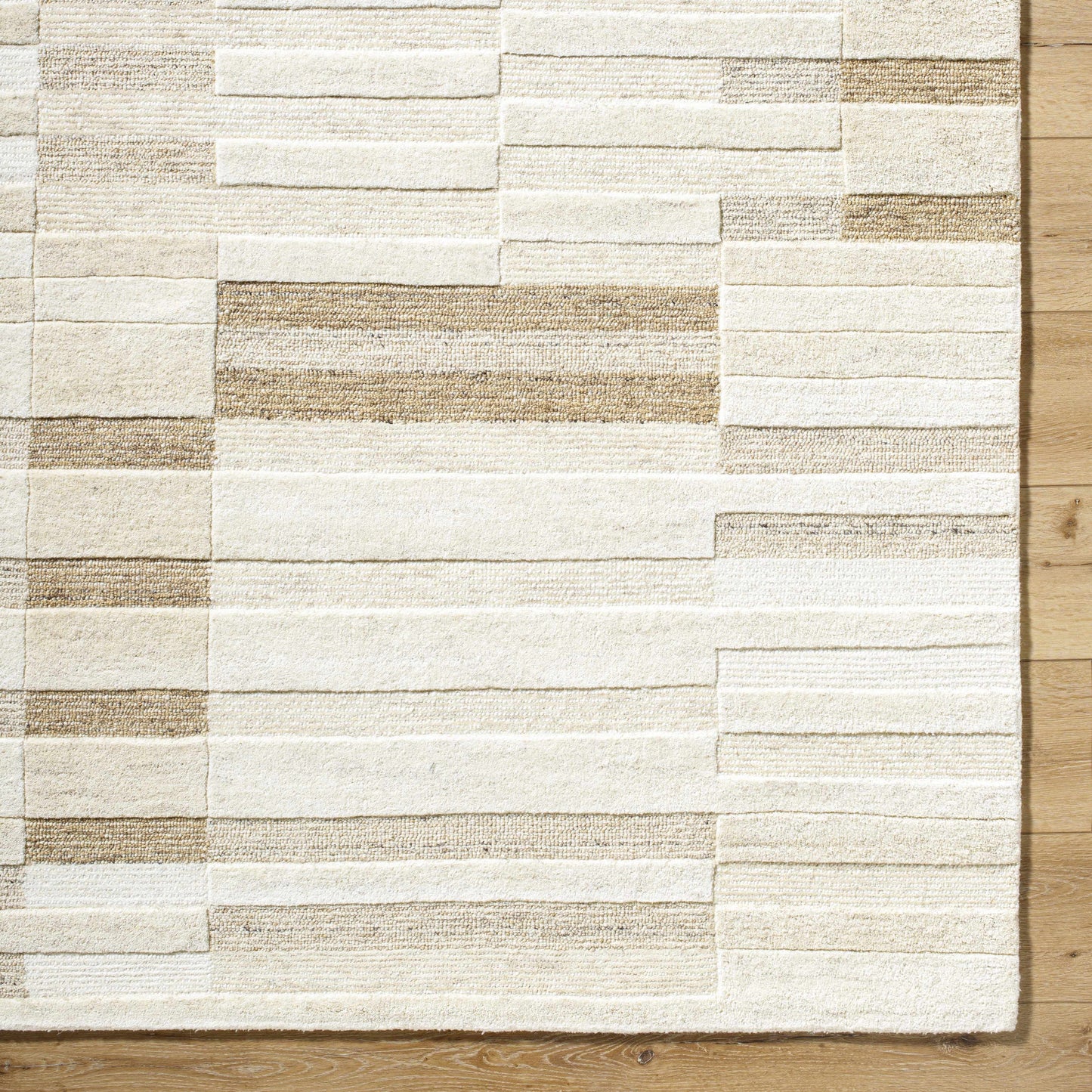Tavia Broken-Striped Area Rug - Quahog Bay Bedding