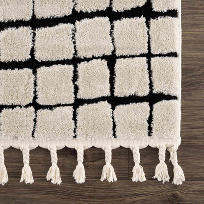Teshi Plush Grid Area Rug - Promo - Quahog Bay Bedding
