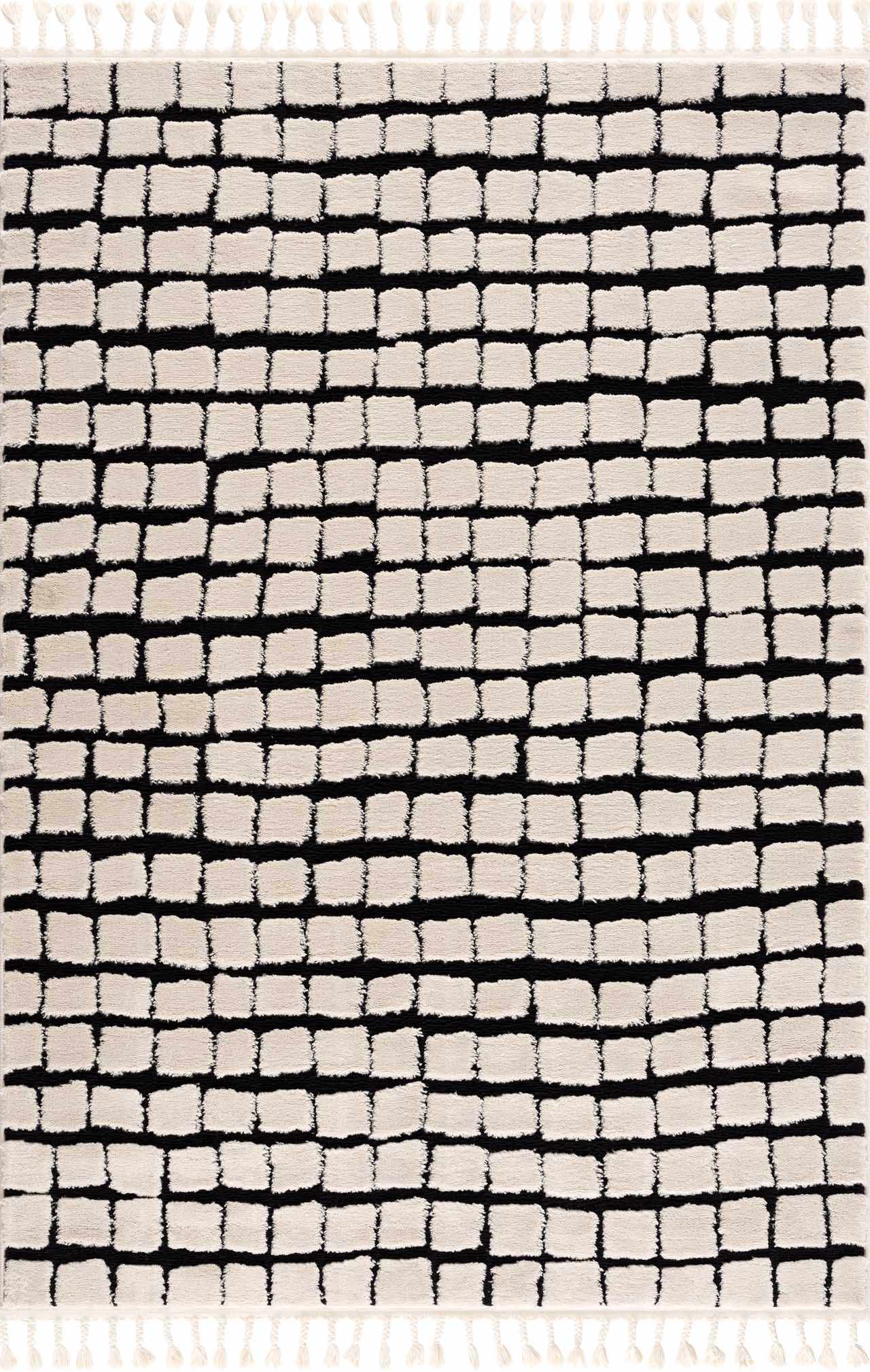 Teshi Plush Grid Area Rug - Promo - Quahog Bay Bedding