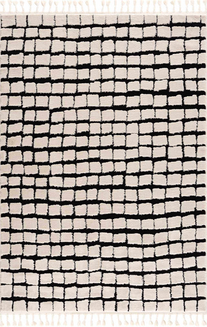 Teshi Plush Grid Area Rug - Promo - Quahog Bay Bedding