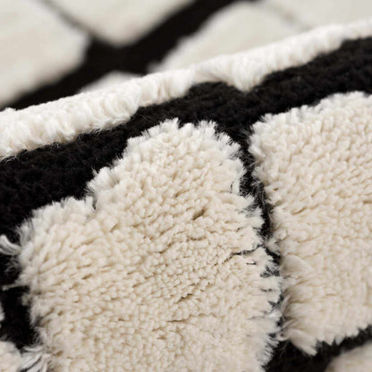 Teshi Plush Grid Area Rug - Promo - Quahog Bay Bedding