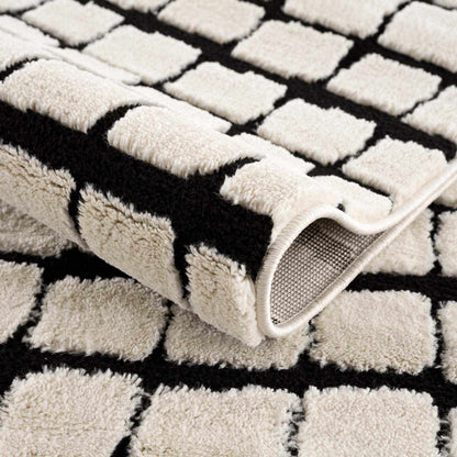 Teshi Plush Grid Area Rug - Promo - Quahog Bay Bedding