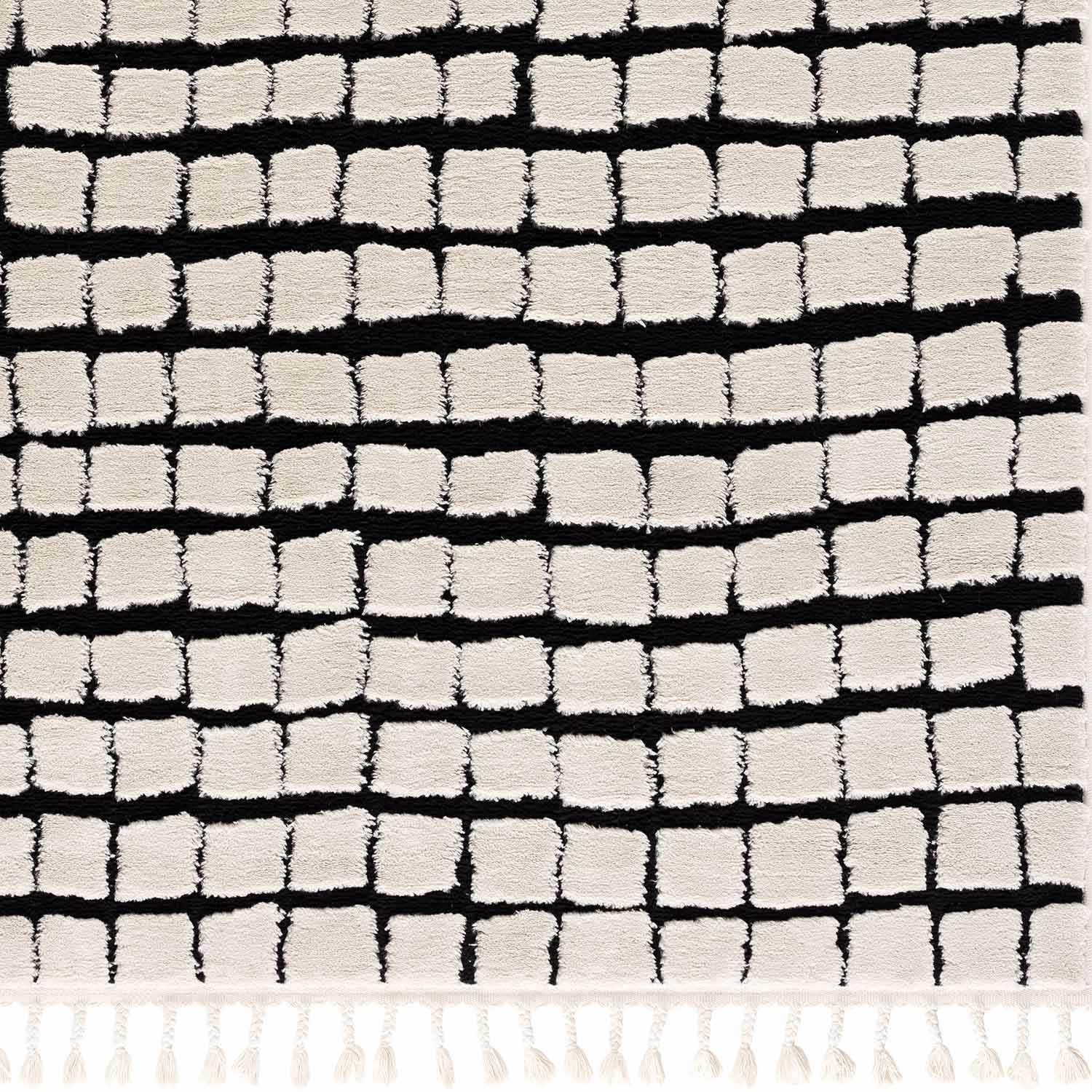 Teshi Plush Grid Area Rug - Promo - Quahog Bay Bedding