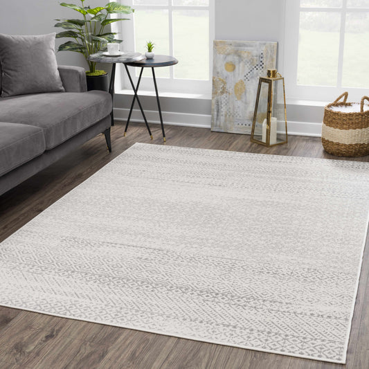 Tigri Aztec Ivory & Gray 2317 Area Rug - Clearance - Quahog Bay Bedding